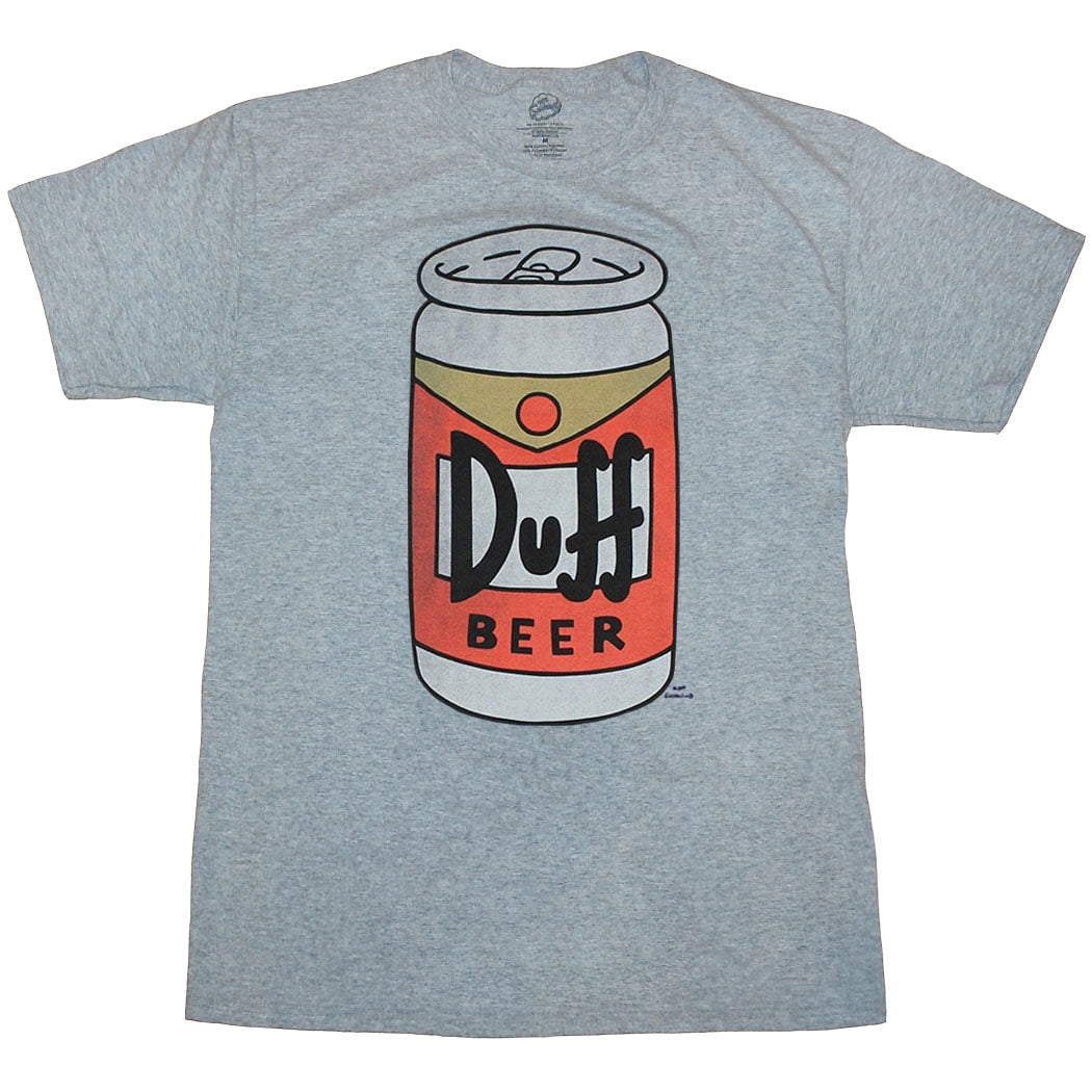 The Simpsons Duff Beer Can T-Shirt - Walmart.com