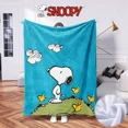 thumbnail image 2 of Nuevas mantas cálidas de franela de Snoopy para otoño e invierno, colcha con estampados de Charlie Brown para sofás, camas, sillas, adultos y niños, capa escolar para interiores, 2 of 5