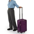 thumbnail image 3 of Jetstream Atlantic Softside 4 Piece Luggage Set, Rolling Suitcase Set: 25 Inch Checked Luggage, Carry On Suitcase, Tote Bag & Toiletry Kit, 3 of 9