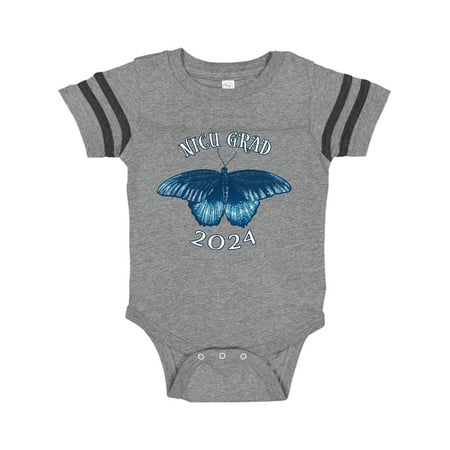 

Inktastic NICU Grad 2024 with Blue Butterfly Gift Baby Boy or Baby Girl Bodysuit