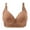 Khaki, variant on Bra Women Comfort Wireless Support No Underwire Everyday Bralette for Daily Wear Pink 42
