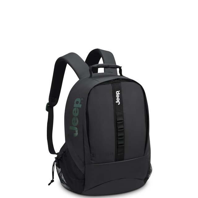Mochila Jeep JS011B para portátil de viaje de 15.6 pulgadas, negra