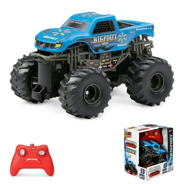 New Bright (1:43) Remote Control Bigfoot Blue Spark Monster Truck, 4340-5B Child