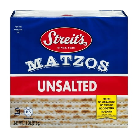 Streit's Matzos Unsalted, 11.0 OZ