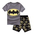 thumbnail image 1 of KidsBoyGirlSuperheroShortSleeveT-shirtShortsSetSummerOutfit, 1 of 2