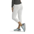 thumbnail image 2 of No nonsense Women's Ultimate Cotton Wide Waistband Capri White M, 2 of 3
