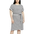 thumbnail image 2 of Chaps Crewneck Knit Short Sleeves Dress, Women's XL, 2 of 7