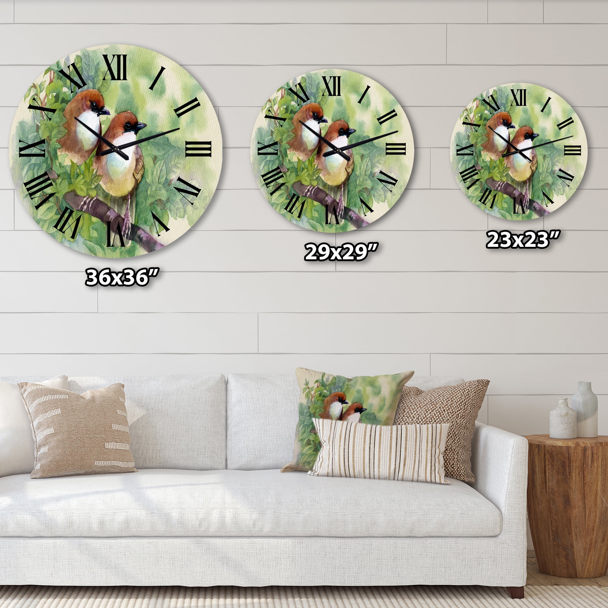 Designart 1 in Traditional Wall Clock