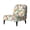 Petite Floral Print, variant on HELLHERO Floral Armless Accent Chair Protector, Stain Protection Dustproof Armless Accent Chair Cover for Living Room Hotel