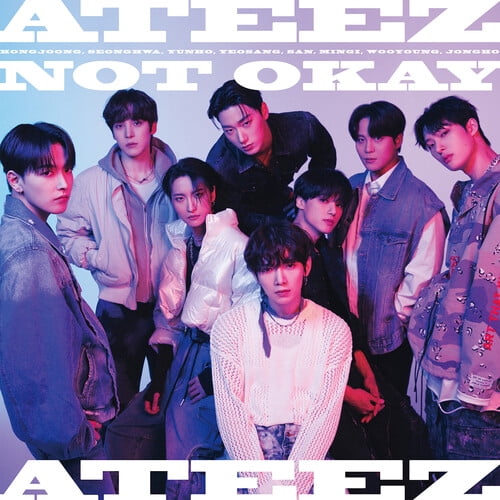 ATEEZ - NOT OKAY (Limited Edition A) CD   Photobook - K-Pop