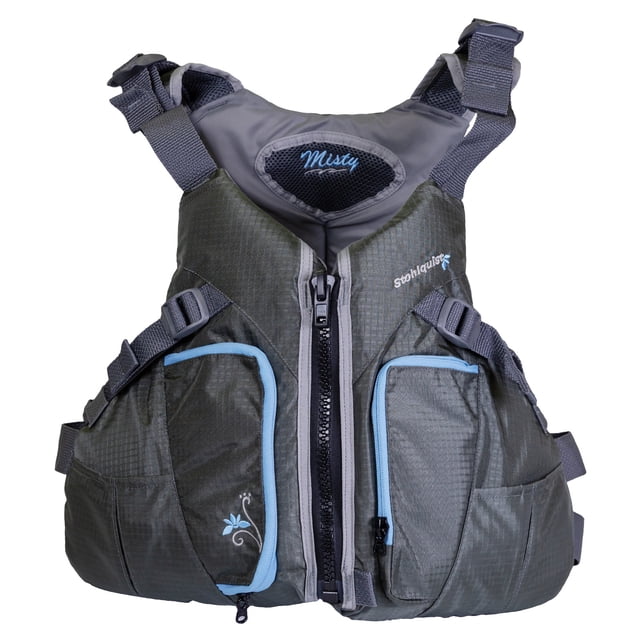 Stohlquist Gilet de Sauvetage Brume pour Femme, Dispositif de Flottaison Personnel Homologué USCG et Transport Canada, Gilet de Sauvetage Type III PFD pour Sports Nautiques, Navigation de Plaisance, Surf, Planche à Pagaie - m