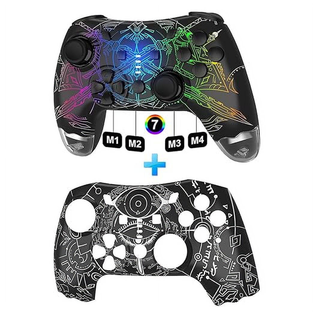 DYONDER Switch Controller, Wireless Switch Pro Controller for Switch/Switch Lite/Switch OLED, Wireless Gamepad for PC/iOS/Android with RGB/Programmabl DYONDER Wireless Switch Pro Controller for Switch⁄Lite⁄OLED⁄PC