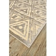 thumbnail image 2 of Feizy Saphir Zam Modern Geometric, Tan/Brown/Taupe, 2'2" x 4' Accent Rug Sheen Casual Design Carpet for Living Dining Bed Room, 2 of 4