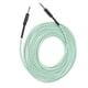 thumbnail image 1 of Cable para instrumentos musicales Cable de extensión de audio con blindaje trenzado y enchufe niquelado de 6 metros (verde), 1 of 12