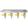 thumbnail image 1 of Kegco AD4 Aluminum 4-Way Kegerator Beer Gas/Air Distributor, 1 of 6