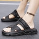 thumbnail image 2 of Sandalias para hombre, sandalias y zapatillas informales y transpirables, sandalias de verano para exteriores, zapatos de playa para exteriores de EVA ligeros para hombre, 2 of 6