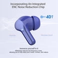 thumbnail image 3 of Auriculares inalámbricos BESNOOW Bluetooth 5.4 HiFi Stereo Blue, 3 of 7