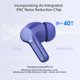 thumbnail image 3 of Auriculares inalámbricos BESNOOW Bluetooth 5.4 HiFi Stereo Blue, 3 of 7