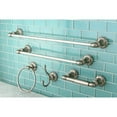 thumbnail image 5 of Kingston Brass BAHK2612478SN 5 Piece Provence Collection Towel Bar Bath Hardware Set, Satin Nickel, 5 of 6