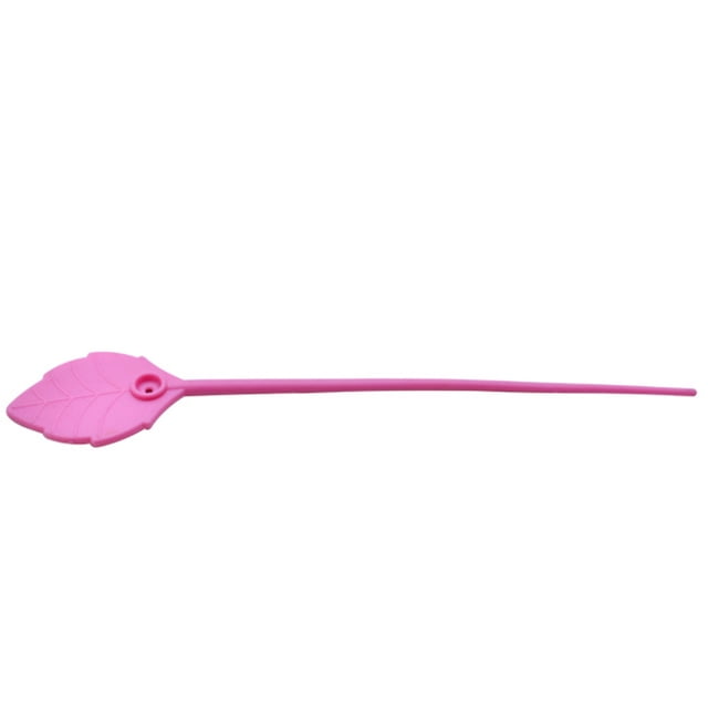Bearachild 5 unids/set brida para cables de silicona con forma de hoja Premium para organizar cables y cables de forma segura y práctica Almacenamiento y organización del hogar