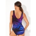 thumbnail image 2 of Swimsuits for All Women's Chlorine Resistant Square Neck Tank One Piece Swimsuit, 2 of 3