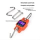 thumbnail image 2 of Báscula Electrónica de Gancho C06, Portátil, Recargable, Color Naranja, con Bluetooth, 300 Kg/50 G, 2 of 10