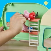 Peppa Pig Toys Three Little Piggies Caravan Playset with 3 Peppa Pig Figures, 3+