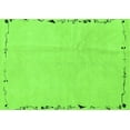 thumbnail image 1 of Ahgly Company Indoor Rectangle Solid Green Modern Area Rugs, 2' x 5', 1 of 4
