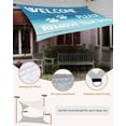 thumbnail image 5 of Sun Shade Sail 8x10Ft Welcome Please Remove Your Shose Uv Block Sunshade Canopy Outdoor Shade Cover Rectangle Shade Cloth For Patio Garden Yard Deck Pergola, 5 of 6