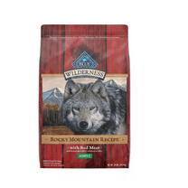 Blue Buffalo Wilderness Adult High-Protein Red Meat Rocky Mountain Recipe Dry Dog Food 24 lb