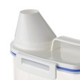 thumbnail image 2 of 1.5L Portable  Rice Storage Bin  Food Grain Cereal Flour Storage Box Container with Measuring Cup, 2 of 7