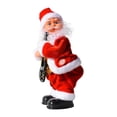 thumbnail image 2 of Electric Santa Cus Muñeca Canto Dancing Sacudida Cabeza Adorno Funny toy children kids Shower Cumpleaños Navidad Decoración de Guitra perfecl Muñeca eléctrica de Santa Claus, 2 of 8