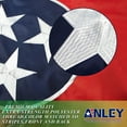 thumbnail image 3 of Anley EverStrong Series Embroidered Tennessee State Flag 3x5 Feet - Embroidery & Heavy Duty Canvas Header - Nylon Tennessee TN Flags, 3 of 7