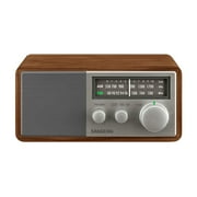 Sangean SG-116 Retro Wooden Cabinet Radio, Walnut-Silver
