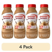 (4 pack) Premier Protein Shake, Café Latte, 30g Protein, 11.5 fl oz, 1 Ct
