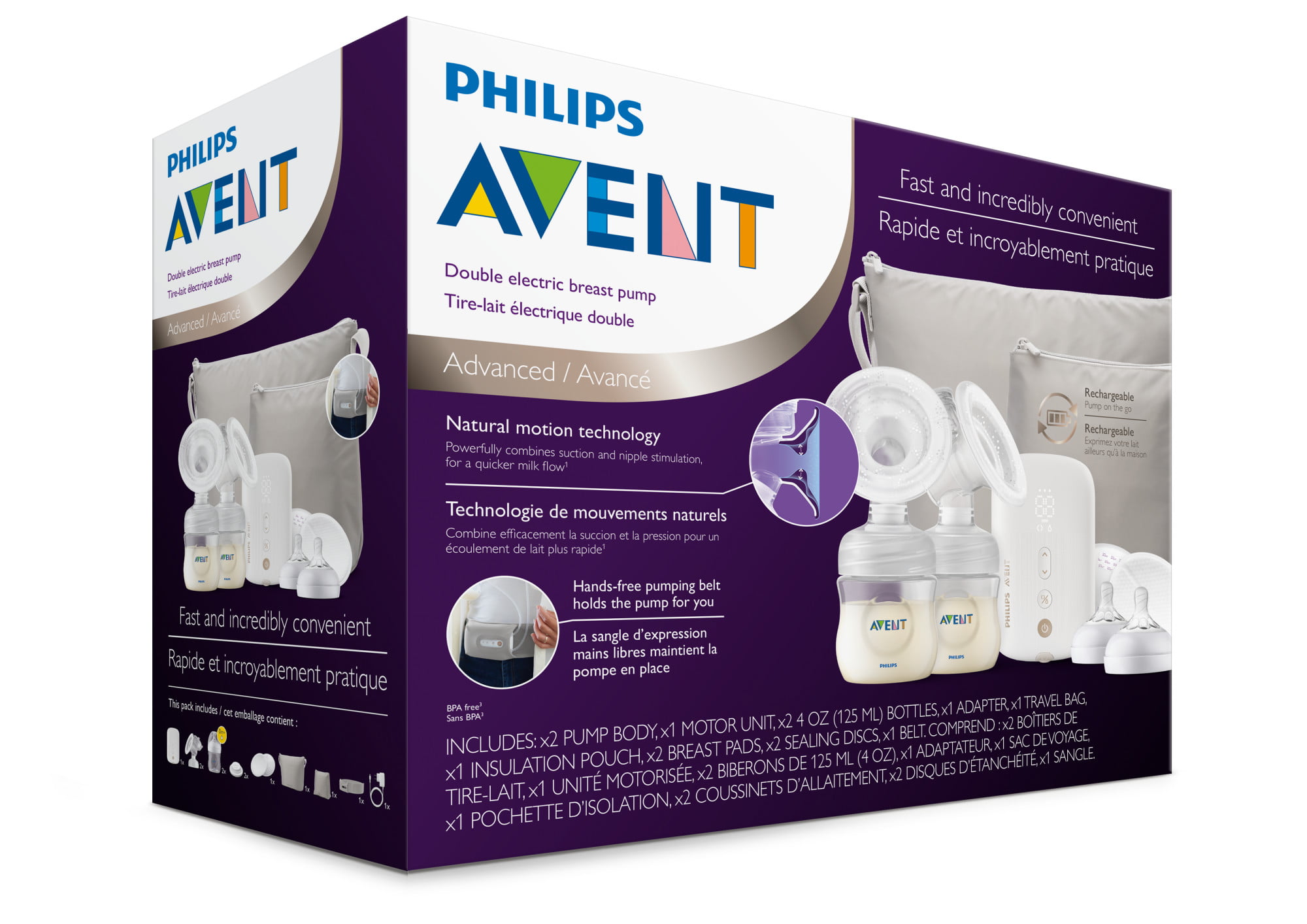 Philips Avent Double Electric Breast Pump Advanced, Corded Use