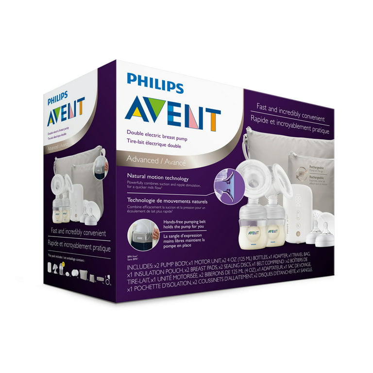 Philips Avent Double Electric Breast Pump Advanced, with Natural Motion Technology, SCF394/61