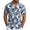 A-Light Blue81, variant on XIAONU Mens Hawaiian Shirt Tropical Leaf Print Casual Short Sleeve Button Down Vacation Beach Top