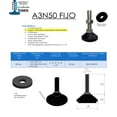 thumbnail image 4 of Pata Niveladora Antiderrapante Industrial M10 x 80 (4pzas) INAHER A3N50 fijo, 4 of 4