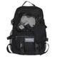 thumbnail image 1 of 2025 Backpacks College Students Trend Large-capacity Tooling Backpack Backpack Black, 1 of 4