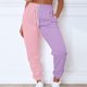 thumbnail image 1 of Pntutb Mujeres Casual Patchwork Pantalones Cintura Alta Cordón con Multi-Bolsillos Corsé Pantalones Largos Pntutb Pntutb-6473, 1 of 8