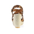 thumbnail image 3 of BLISSFUL STEP Women's Strap Espadrilles Platform Slingback Wedges Sandals, 3 of 7