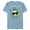 Ocean Blue, variant on Donald Duck Birthday Vibes 80s - Short Sleeve Blended T-Shirt for Adults - Customized-Yellow