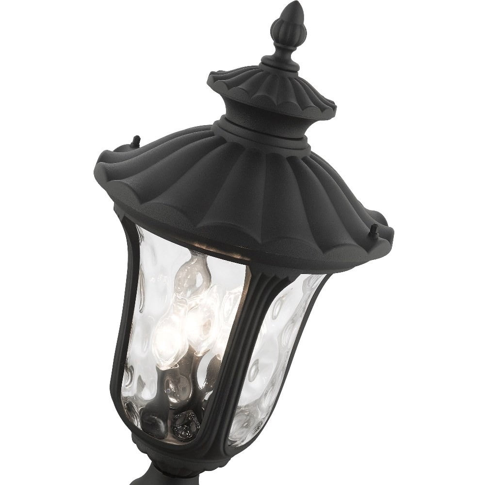 Livex Lighting - Oxford - 3 Light Outdoor Post Top Lantern in Traditional Style