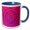 Blue/White, variant on 3drose, Love Mandala - Abstract Floral Graphic Design, 11oz Mug