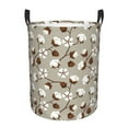 thumbnail image 6 of Lsque Cotton Tree pattern Laundry Hamper Basket, Tall Woven Rope Hamper Basket for Clothes, Lightweight Storage Basket, Collapsible Waterproof-Small, 6 of 8