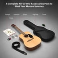 thumbnail image 2 of Fender FA-125 Dreadnought Acoustic Guitar - Natural w/ Gig Bag, 2 of 9