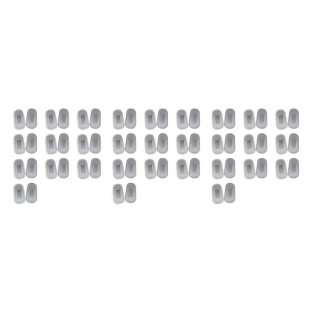 ziyahi 10a Plaquettes de Nez Remplaçables pour Lunettes, Douces et Confortables, Réutilisables, Blanches P 3Ensemble