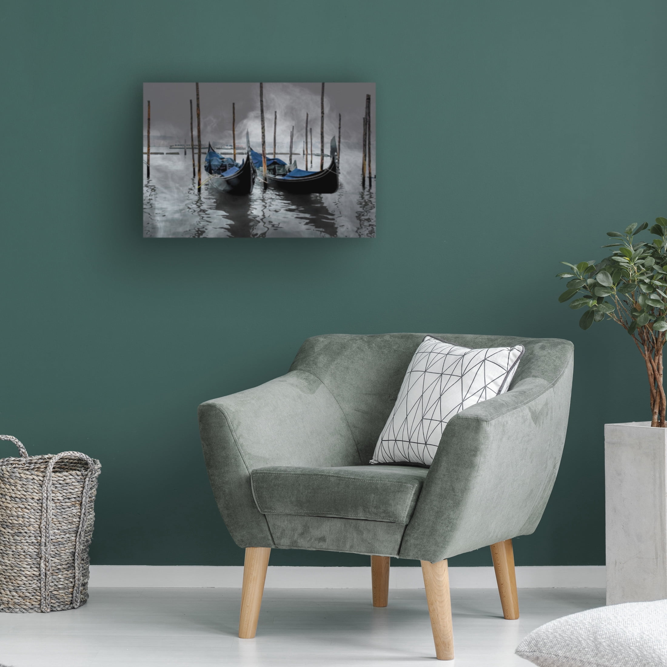 Trademark Fine Art Isabelle DUPONT Gondolas Canvas Wall Art