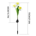 Oxodoi Yellow Solar Powered Decorative Narcissus Garden Lights